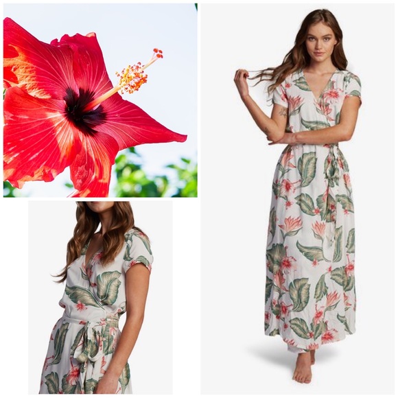Roxy Dresses & Skirts - Roxy ‘District Day’ Maxi Wrap Dress